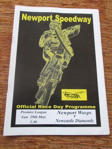 Programme speedway newport - programme, v