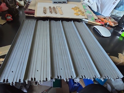 Lot rails droits - 5,