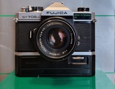 FUJICA ST 705W + Auto Winder AZ + EBC Fujinon 55mm 1:1.8 - Parfait état, testé*