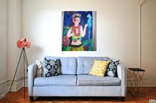 TABLEAU ORIGINAL Huile  Femme