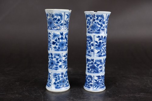 Paire vases kangxi rares en - vases,