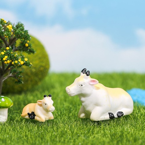 Pcs mini figurines de vache - mini,