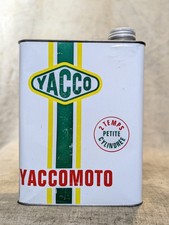Ancien bidon d'huile YACCO