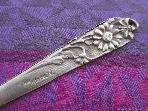 Coupe papier ancien - , camomilles