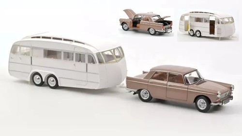 Norev peugeot 404 - 1965, brown