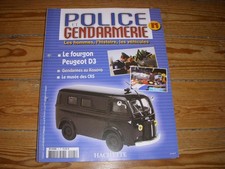 POLICE et GENDARMERIE 05 FOURGON PEUGEOT D3 MUSEE des CRS MOTO GNOME RHONE X40