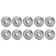 10Pcs Mini Bearing Single Row Rolling High Speed Low Noise Mechanical Tool