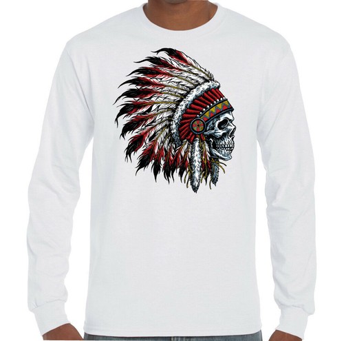 Shirt indien crâne - t-shirt,