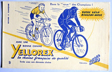 BUVARD - YELLOREX - AVEC UNE BONNE CHAÎNE - FABRICATION SÉDIS  VÉLOS, CYCLISTES