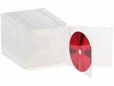 10 Boîtiers range-CD doubles - transparents - Pearl