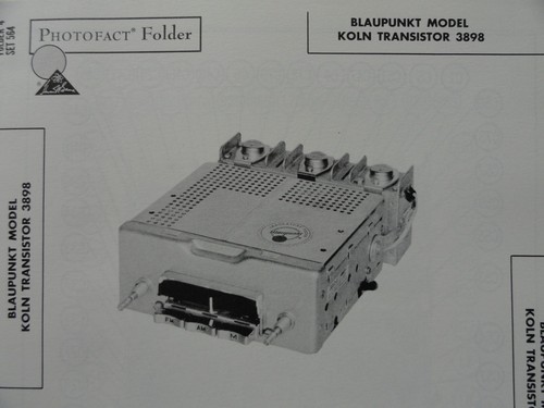 Original sams photofact manual - photofact,