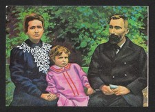 Spanish Bakery BIMBO stamp card : The CURIE family (1969)