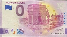 BILLET 0 EURO FRANCE MINIATURE