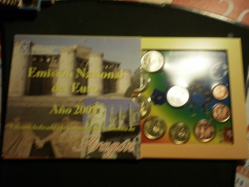Coffret espagne 2008 - coffret,
