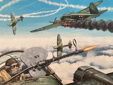 Peinture Gouache Avion Buck
