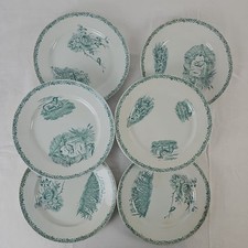 Assiettes Plates Décor Campagne De Pexonne, Terre De Fer