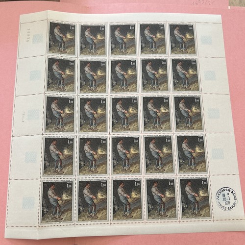 Planche timbres 1672 - 25,