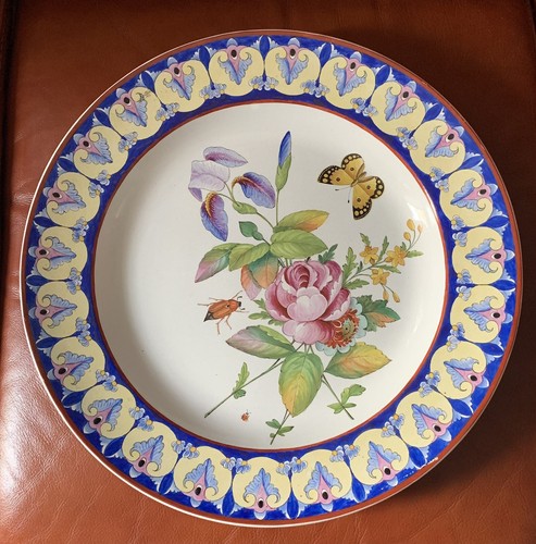 Rare grand plat - , décor