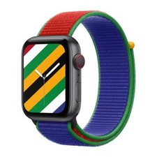 Véritable Apple Montre Nylon Sport Boucle Bracelet Bande 38mm 40mm 41mm - Sud