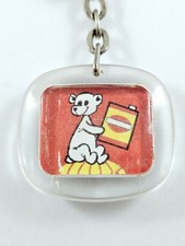 PORTE-CLES - HUILES POLAROIL - Fluistabilisée - Vintage GARAGES Mignon 1960s -