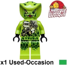 Lego Figurine Minifig Ninjago Lasha Legacy serpent snake vert lime njo0497 USED