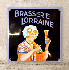 Plaque émaillée brasserie - brasserie, de