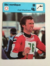 CARTE EDITIONS RENCONTRE 1977 / SKI NORDIQUE - ODD MARTINSEN