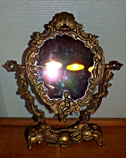 Miroir psyché en laiton
