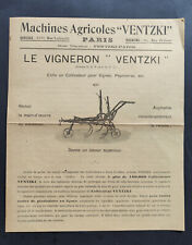 Le vigneron Ventzki - Vignes - Charrues