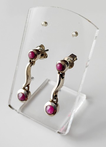 Boucle oreille rubis - d'oreille,