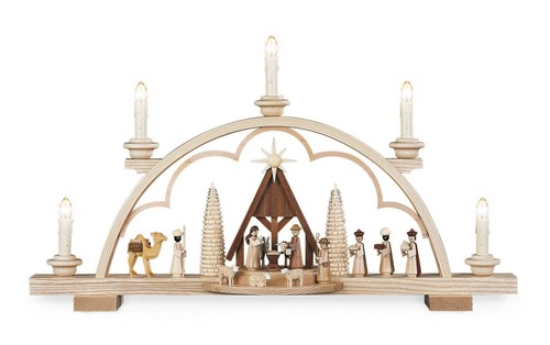 Arc bois la nativité - bois, de