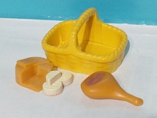 PLAYMOBIL PANIER FROMAGE CHARCUTÉ MAISON JARDIN HANGAR JAMBON CABANE VILLAGE ...