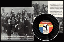 DG62-DISC Authentique disque 33T DISCOURS DU GÉNÉRAL DE GAULLE EN ALLEMAGNE 1962