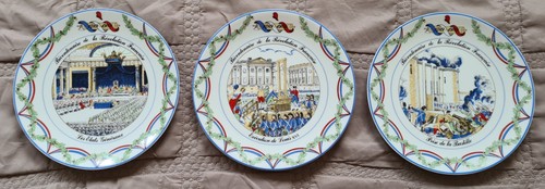Lot assiettes bicentenaire - assiettes,