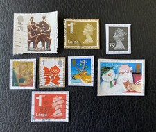 Lot de 8 timbres du Royaume-Uni années diverses United Kingdom Stamps A64
