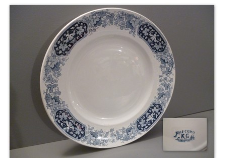 Grand plat ancien faience - grand,