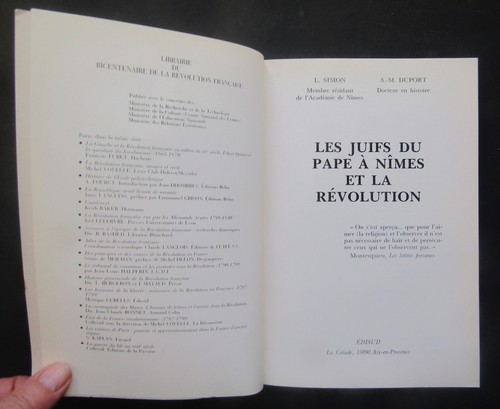 Les juifs pape nimes et - les,