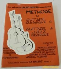 METHODE de GUITARE par le guitariste Julien MASTRO - Classique Jazz électrique