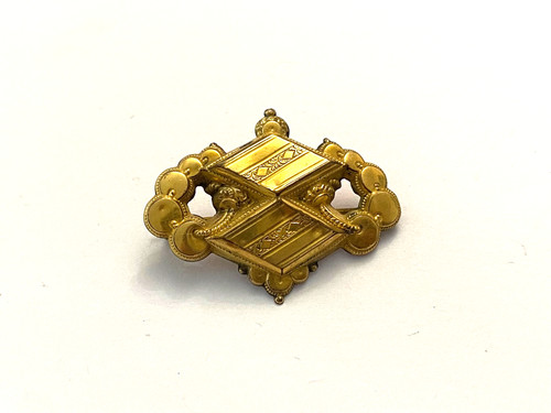 Ancienne broche plaqué - ancienne,