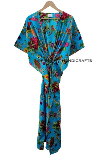 Robe caftan femme coton