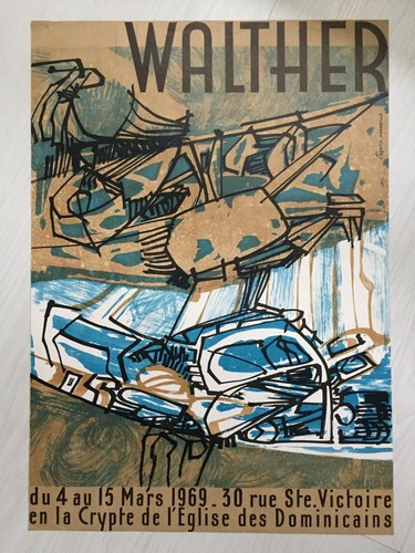 Affiche lithographie - affiche,