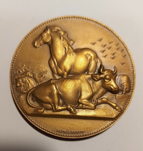 Médaille bronze animaux - en,