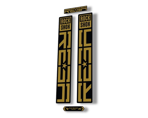 Rock shox reba 2021 fork - shox, decal