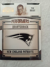 2005 Donruss Gridiron Gear Performers Gold Holofoil #'d 029/100 Tom Brady #P47