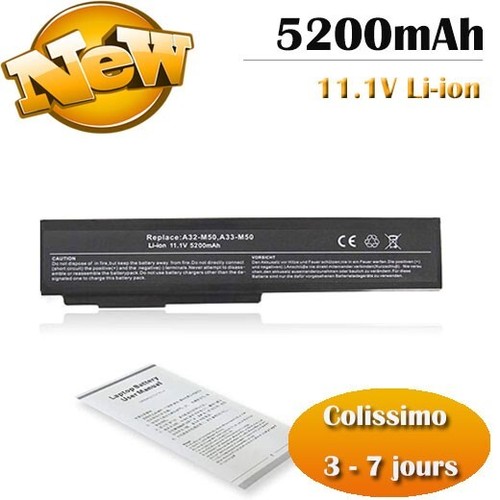 Batterie pour asus n61j - batterie, n61jv