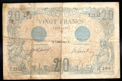 Francs bleu 2 7 - ;,