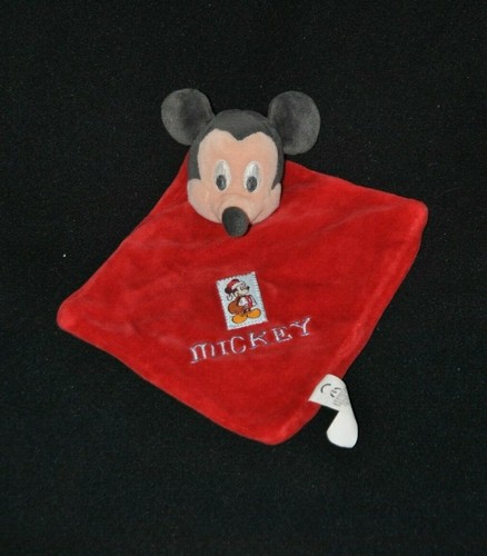 Peluche doudou mickey plat - peluche,