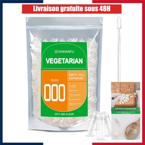 Gélules vides végétales
