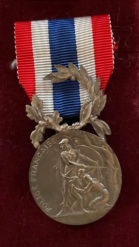 Ancienne médaille police - ancienne,