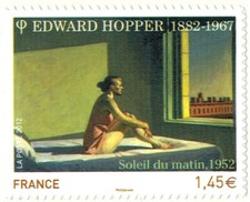 Adhésif-2012-Timbre france neuf**Hopper Edward-Soleil du matin-art.tableau-661a